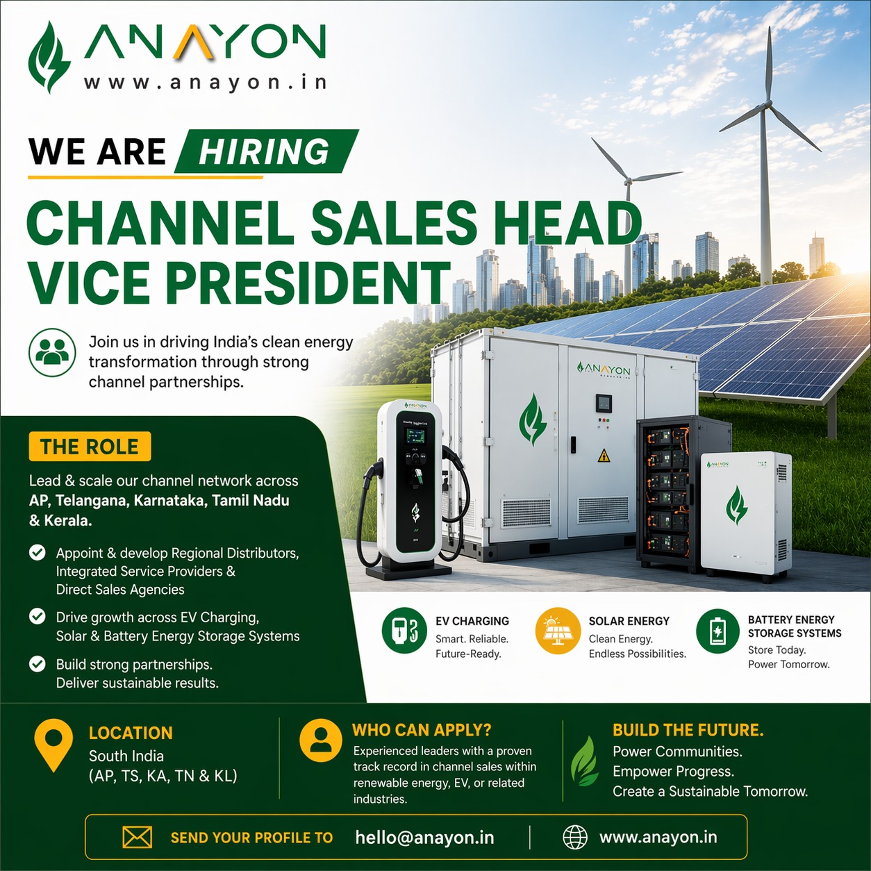 Channel Sales Head
